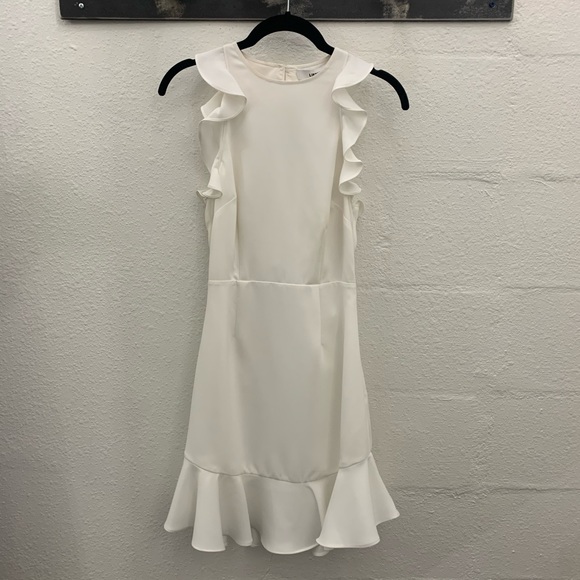 Likely "Fanning" dress with ruffle trim - Picture 1 of 2